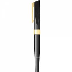 Stilou ACM Terra Black - Gold Trim - Steel Nib GP Iridium