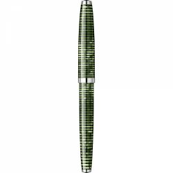 Stilou Flaro 61 C Latitude Large Green - Chrome Trim - Steel Nib GP Degussa