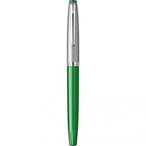 Stilou Flaro Student Green - Chrome Trim - Steel Nib Flaro 62 F